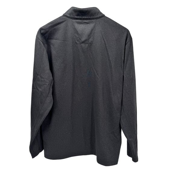 Chicago Blackhawks 1/4 Zip Mens Medium Gray Fanatics NHL Authentic Pro Pullover - Picture 4 of 8